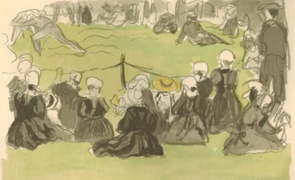 Illustriertes Buch Denis - Le crépuscule sur la mer.  Illustrations de Maurice Denis.