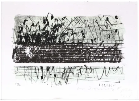 Lithographie Denning - Islande II