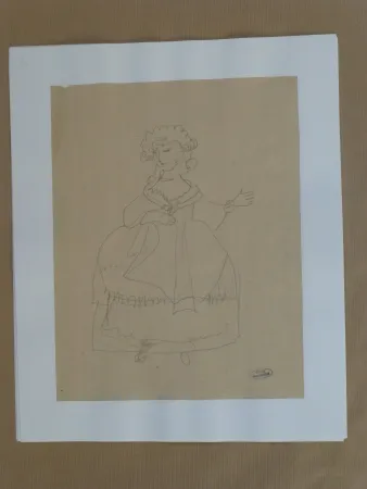 Keine Technische Derain - Femme à la robe 