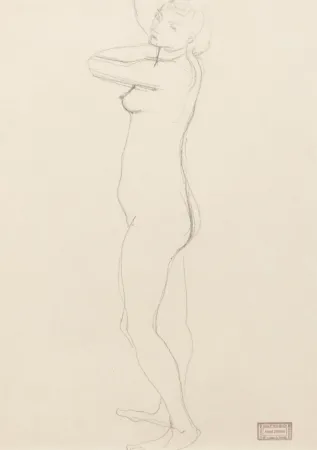 Keine Technische Derain - Standing nude 