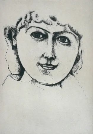 Kaltnadelradierung Derain - Tête de Femme
