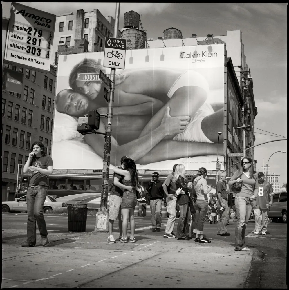 Fotografie Deruytter - Billboards, NY: Houston & Lafayette Streets (CK 40)
