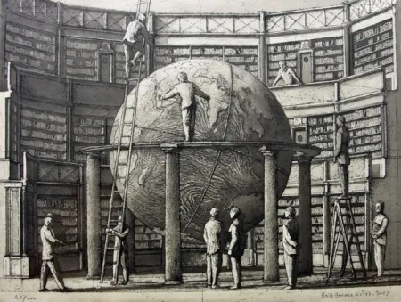 Radierung Und Aquatinta Desmazières - Theatre de Geographie