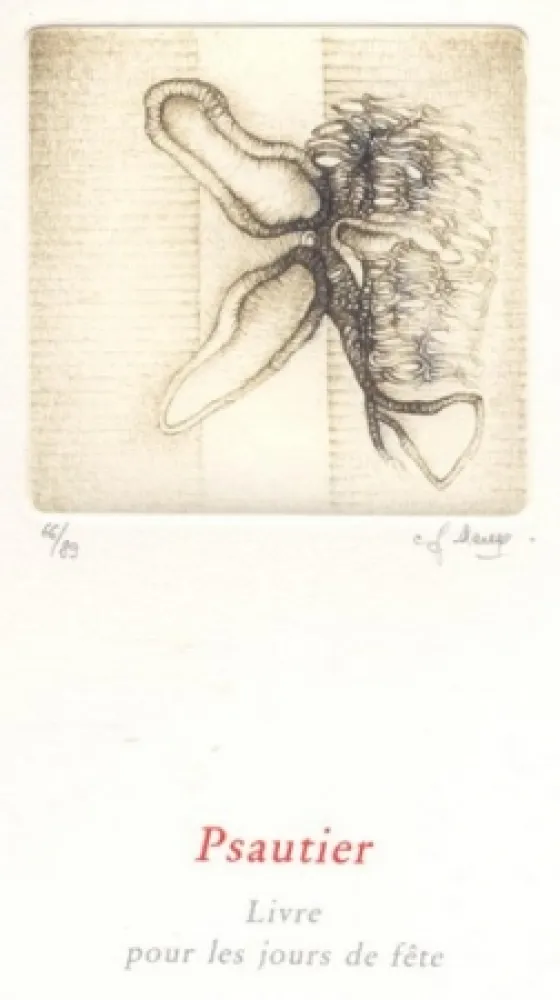 Illustriertes Buch Deux - Psautier