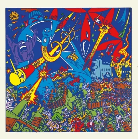 Siebdruck Di Rosa - Bataille