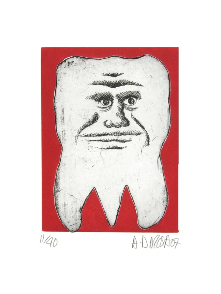 Radierung Di Rosa - Dent N°20