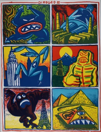 Lithographie Di Rosa - Dirogeo 85