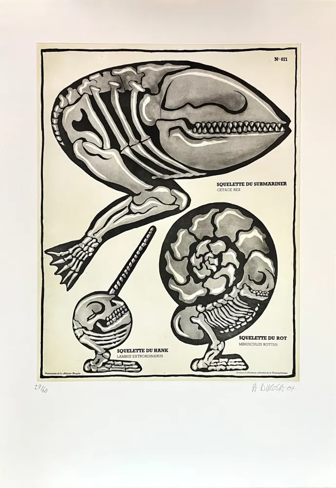 Stich Di Rosa - Squelette de Submariner