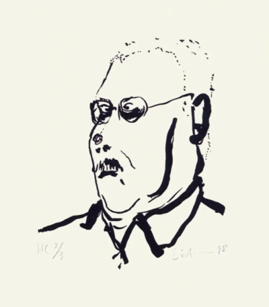 Siebdruck Dietman - Autoportrait No. 1