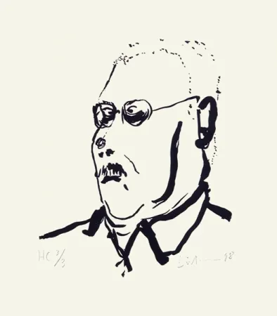 Siebdruck Dietman - Autoportrait No. 1