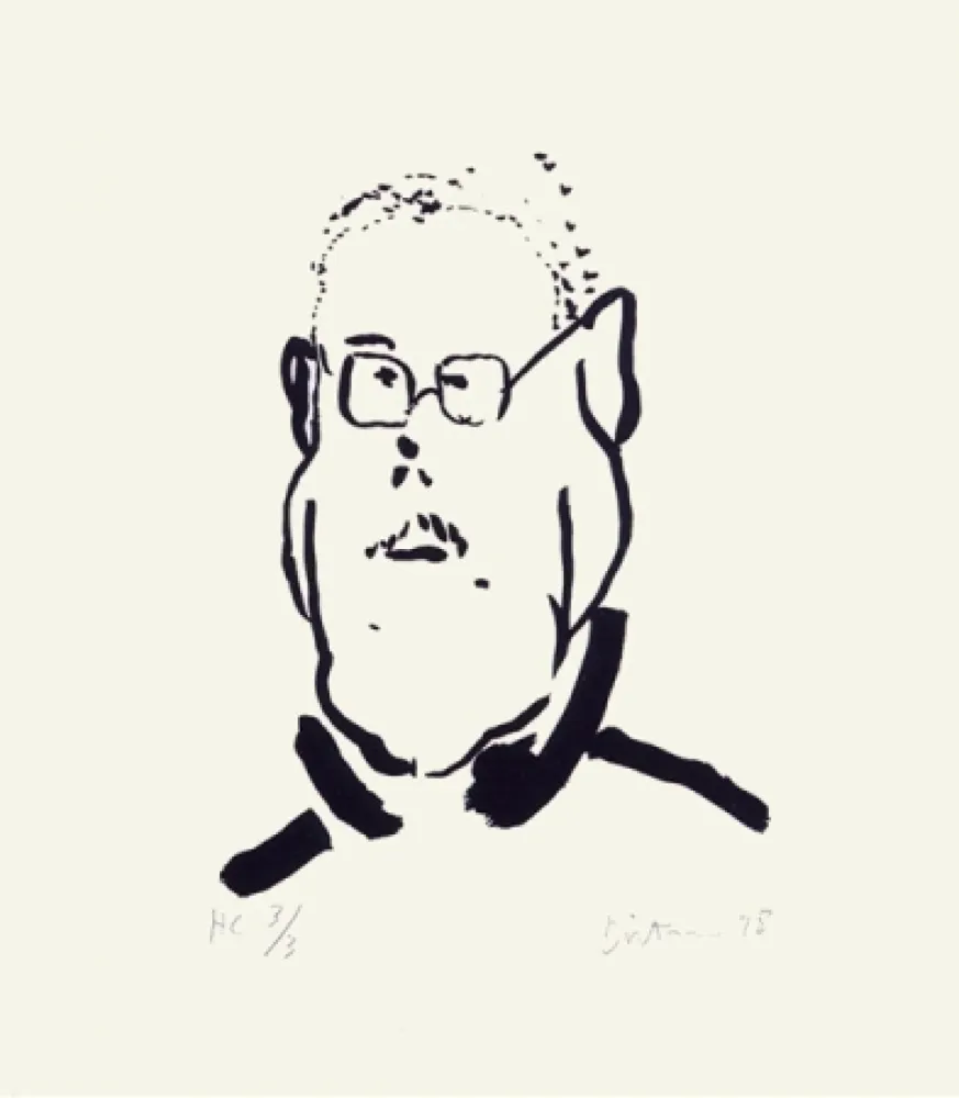 Siebdruck Dietman - Autoportrait No. 2