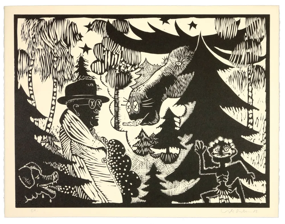 Linolschnitt Dietman - GutaV 