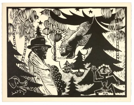 Linolschnitt Dietman - GutaV 