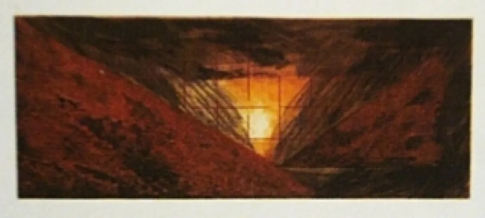 Radierung Und Aquatinta Dill - Aerial Landscape 1