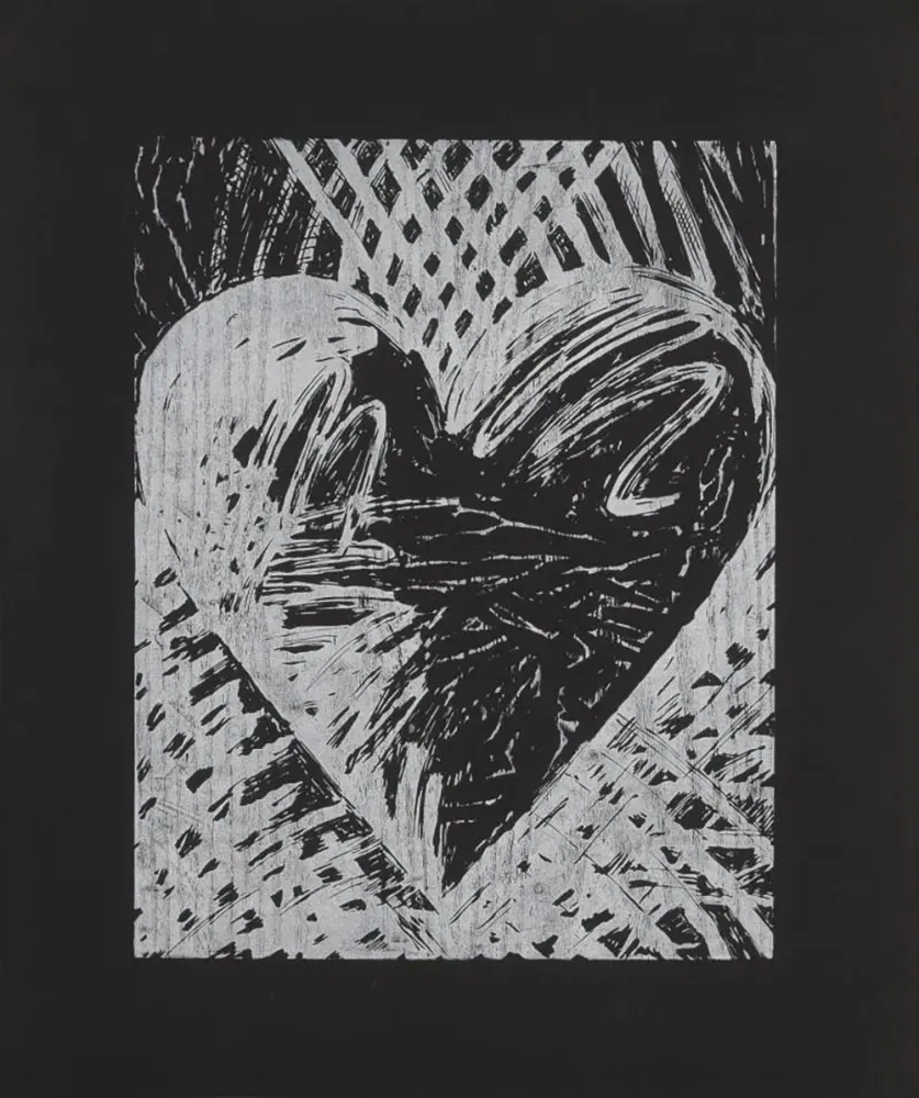 Holzschnitt Dine - A Night Woodcut