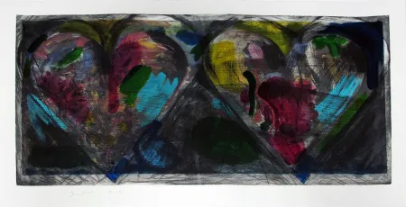 Lithographie Dine - Blue Points