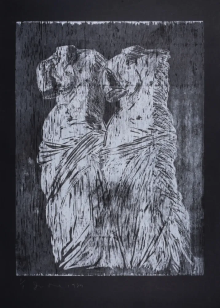 Holzschnitt Dine - Double Venus Woodcut II