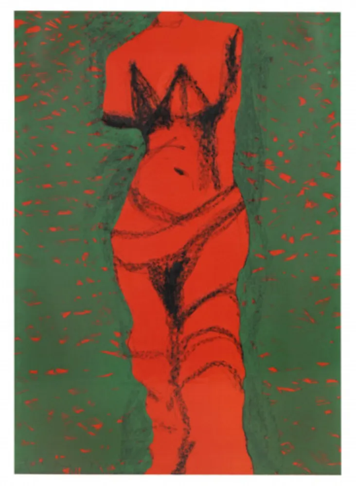 Holzschnitt Dine - Nine Views of Winter 2