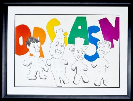 Lithographie Dine - Orgasm