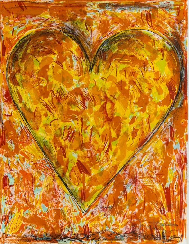 Lithographie Dine - Sunflower