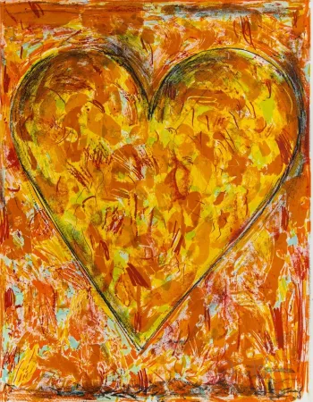 Lithographie Dine - Sunflower