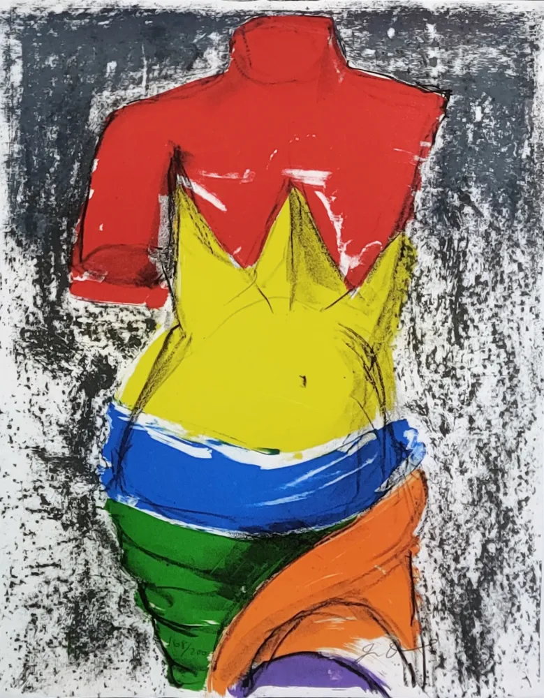 Lithographie Dine - THE BATHER