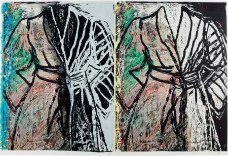 Holzschnitt Dine - The Magic Sleeves