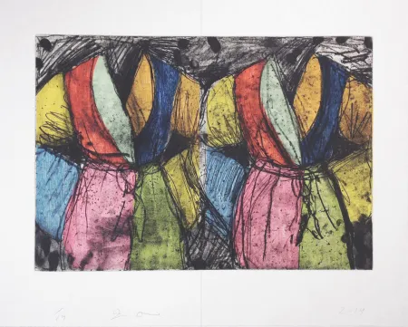 Holzschnitt Dine - The Soft Ground