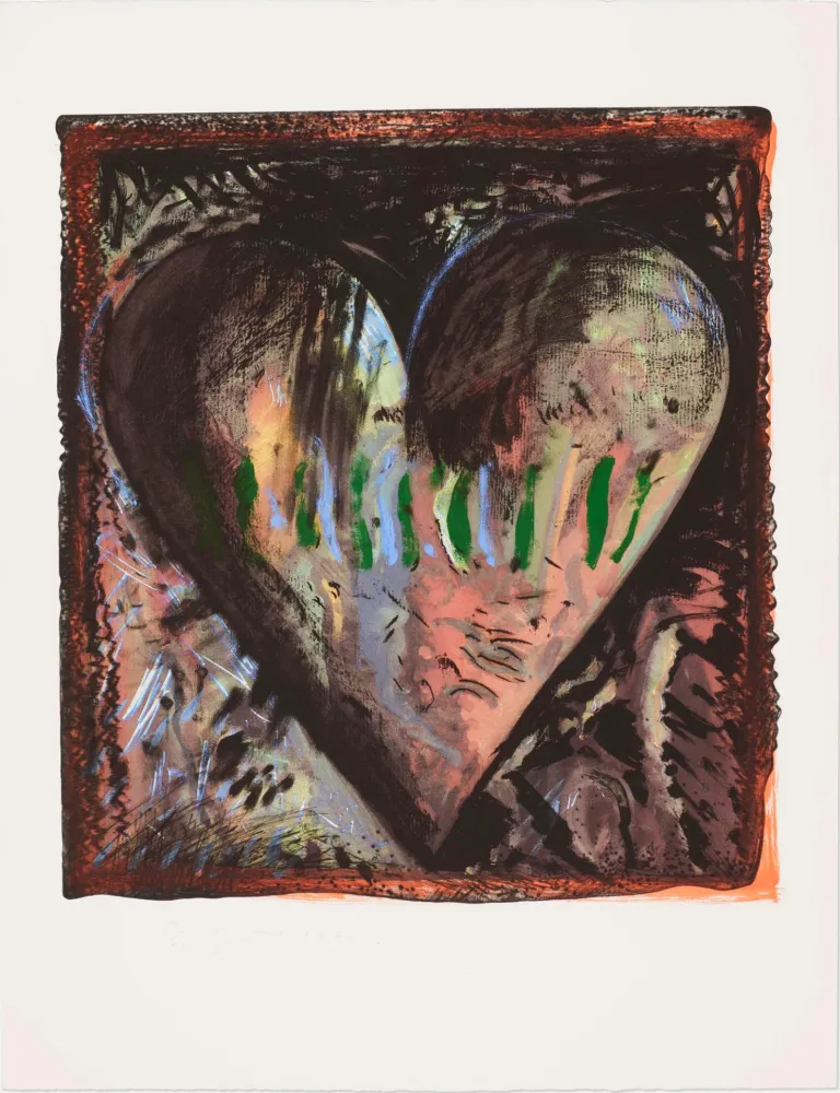 Siebdruck Dine - Viennese Heart II