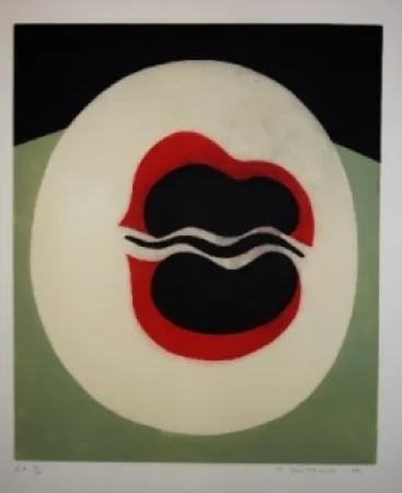 Radierung Und Aquatinta Dmitrienko - La belle japonaise