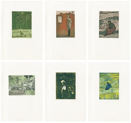 Radierung Doig - Black Palms