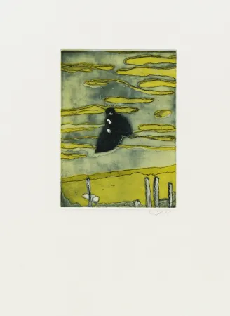 Radierung Und Aquatinta Doig - Boathouse