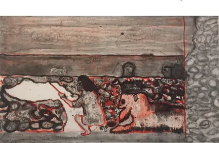 Radierung Doig - Painting a Cloud on the Wall