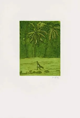 Radierung Und Aquatinta Doig - Pelican