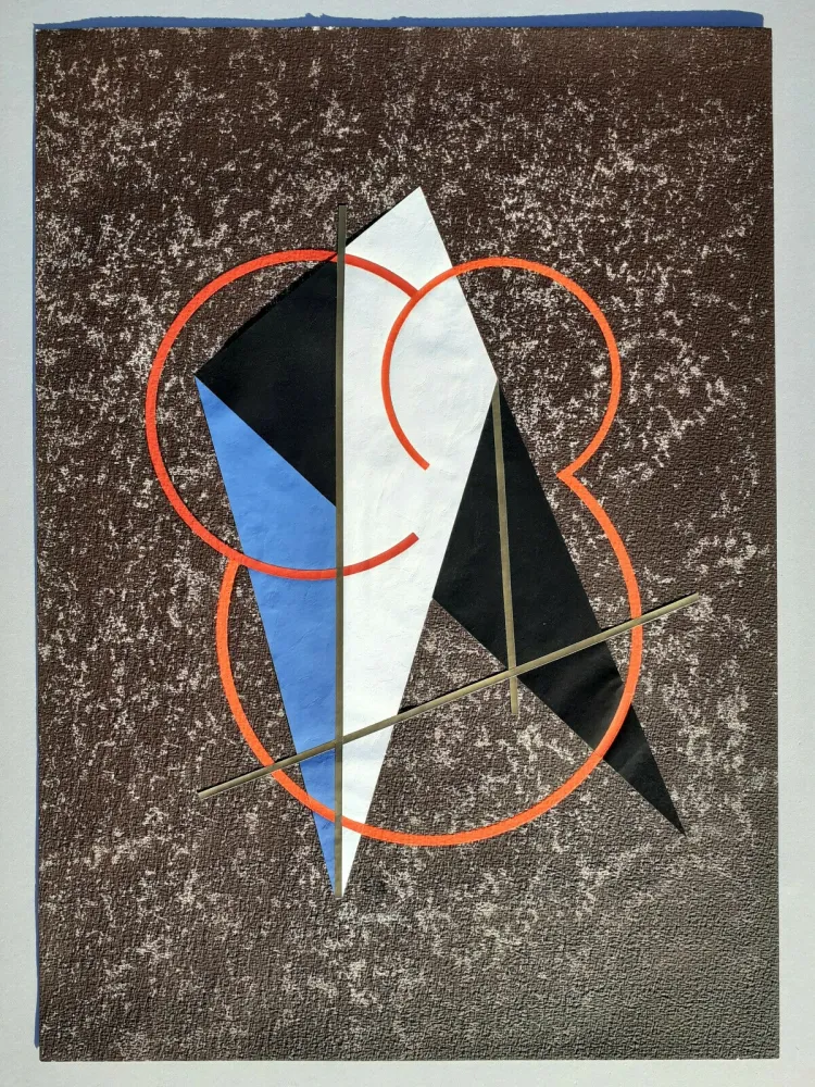 Siebdruck Domela - Composition