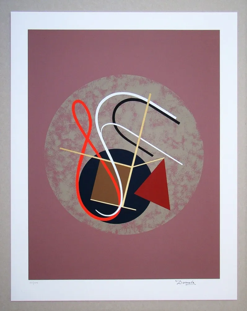 Siebdruck Domela - Senza Titolo