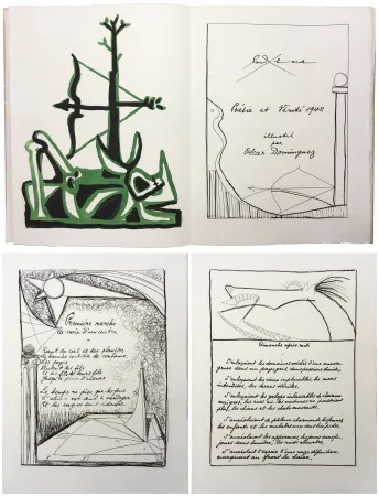 Illustriertes Buch Dominguez - Paul Éluard : POÉSIE ET VÉRITÉ 1942. 31 gravures originales (1947).