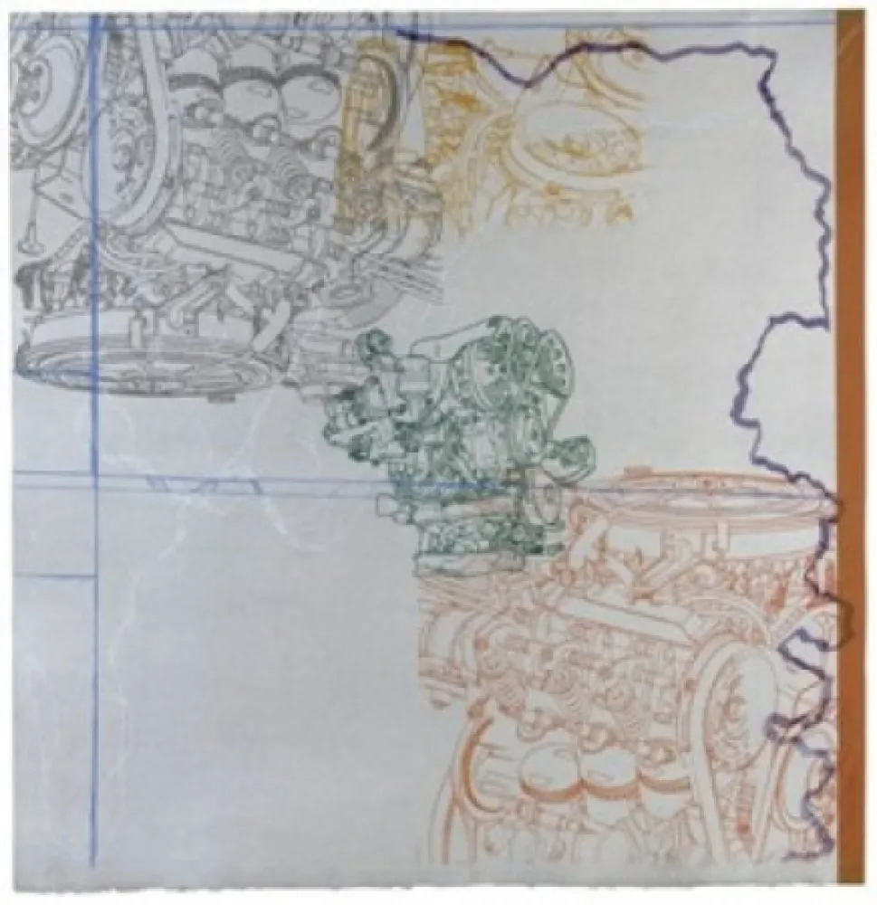 Aquatinta Dona - Steps Into The Elastic Gate II	