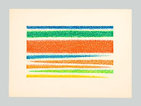 Radierung Und Aquatinta Dorazio - Acquamarina