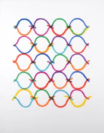 Lithographie Dorazio - Composition (#C)