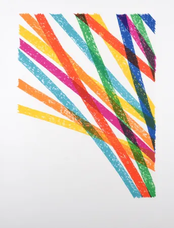 Lithographie Dorazio - Composition (#D)