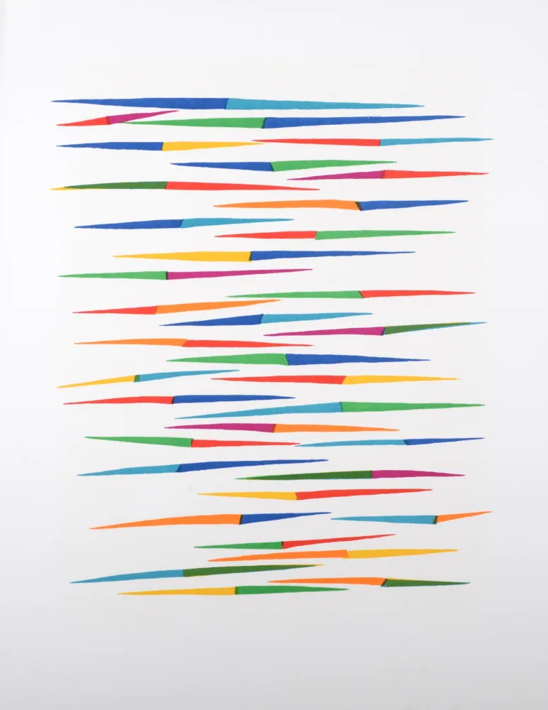 Lithographie Dorazio - Composition (#G)