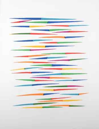 Lithographie Dorazio - Composition (#G)