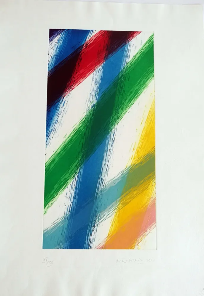 Radierung Dorazio - Composizione 3