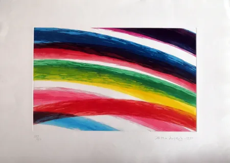 Radierung Dorazio - Composizione 