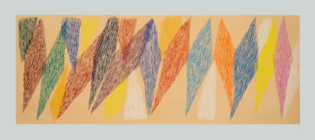 Siebdruck Dorazio - Composizione rosa