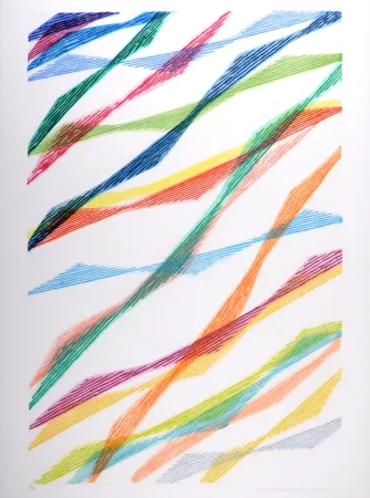 Stich Dorazio - Elogio a Baudelaire #2, 1993 - Hand-signed