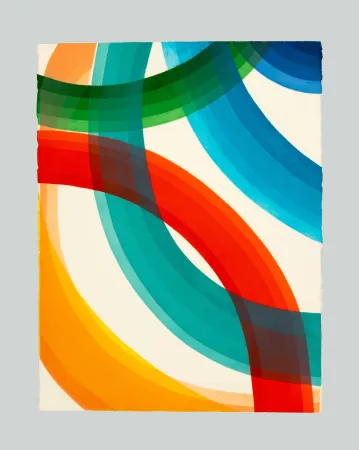 Aquatinta Dorazio - Europa Unita, Francia