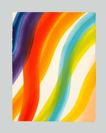 Aquatinta Dorazio - Europa Unita, Francia