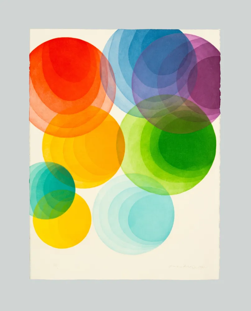 Aquatinta Dorazio - Europa Unita, Italia